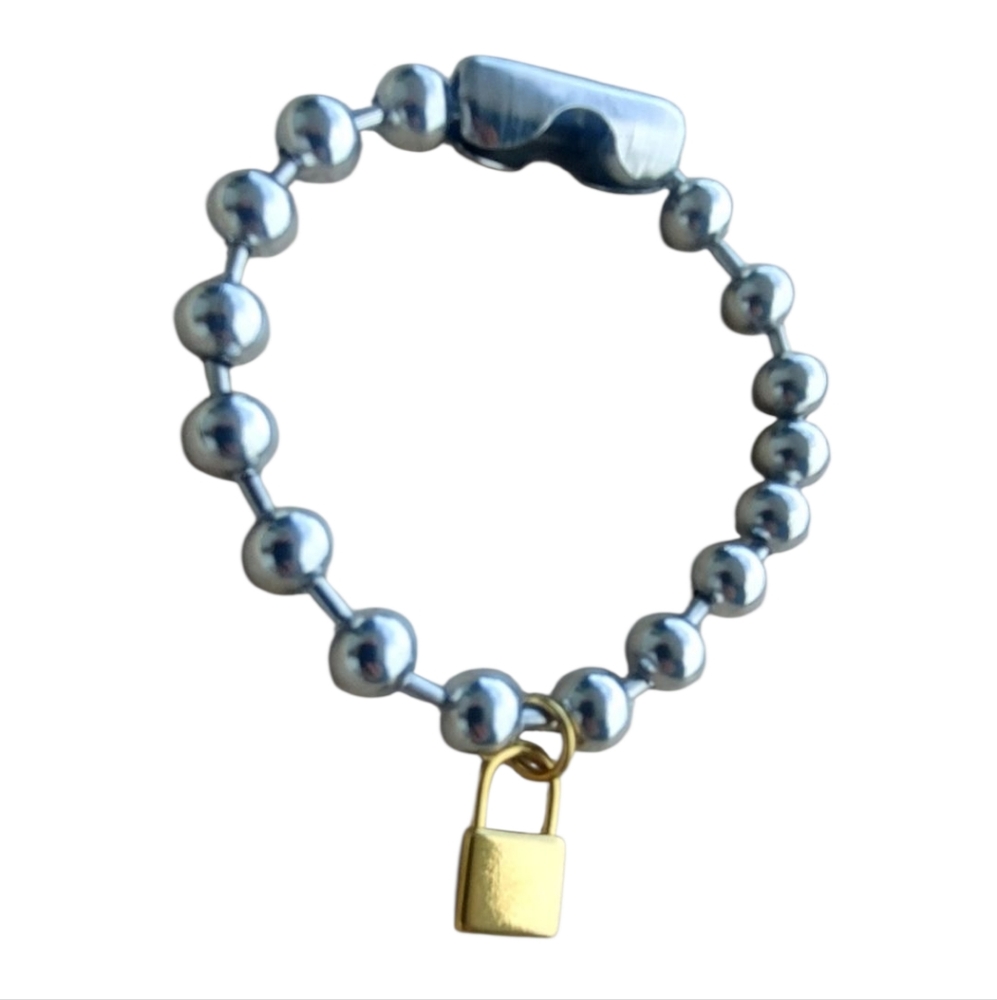 Lock Bracelet Stainless Steel.